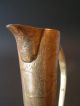 Antike Messingkaraffe Indien 37cm Goß Messing Vase Handarbeit Rarität Entstehungszeit nach 1945 Bild 4