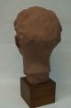 Kopf Eines Mannes - Man Head Sculpture - Skulptur - Bildhauer - Signiert 1950-1999 Bild 8
