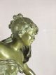 Ob16 - 0106 - Bronzefigur - Jugendstil - La Jeunesse - Par A.  Moreau - Engel Und Frau Bronze Bild 6