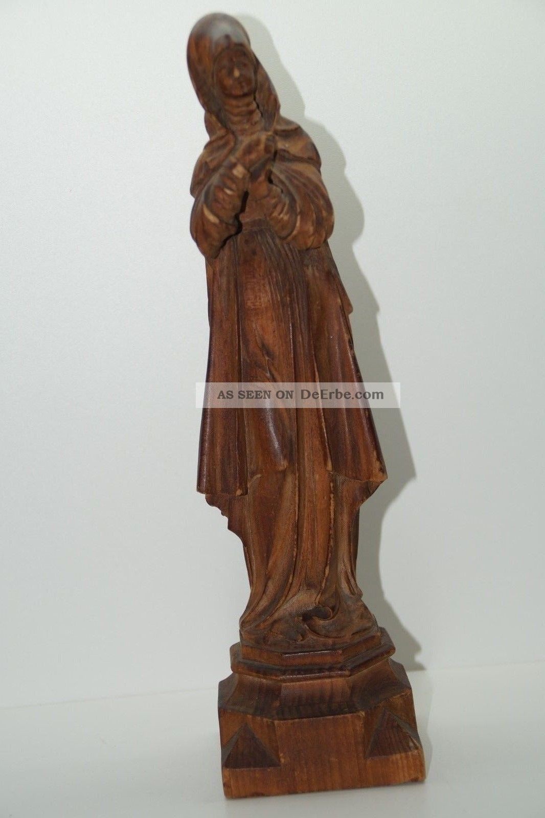 Alte Geschnitzte Figur,  Darstellung Einer Frau Eventuell Beistellfigur Für Kreuz Skulpturen & Kruzifixe Bild