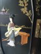 Wunderschöner,  Alter Chinesischer Schrank Aus Holz Mit Einlegearbeiten Ca.  138cm Entstehungszeit nach 1945 Bild 5