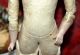 Schöner Kleiner Lederkörper - Lederbalg Körper - Porzellanunterarme - 28cm Antik Puppen & Zubehör Bild 1