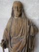 Antique Skulptur Figur Relief Jesus Christus Holz Geschnitzt 19.  Jhdt Holzarbeiten Bild 1
