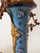 Antike Kaminuhr 56cm,  Marti Werk Vasenuhr,  Kerzenständern Bronze/porzellan 1889 Antike Originale vor 1950 Bild 8