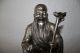 China God Shou Lao Gott Bronze Tibet Silber Figur Statue Brass Chinese Entstehungszeit nach 1945 Bild 1
