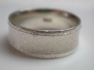 Schlichter Breiter Ring Silber 925 Bild