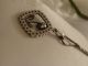 Verspielter Granatanhänger Art Deco Granat Anhänger Mit Rose An Silberkette (826) Schmuck & Accessoires Bild 6