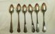 6 Mokkalöffel,  Wmf Chippendale 2100,  90 Silber,  Versilbert,  10,  8 Cm Lang Objekte ab 1945 Bild 1