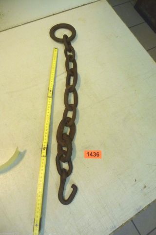Nr.  1436.  Alte Kette Eisenkette 2,  3 Kg Old Iron Chain Bild