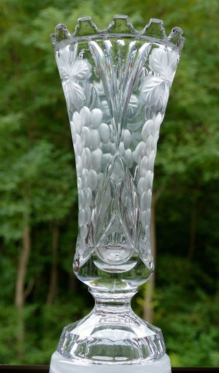 Hochwertige Bleikristall Vase - Brilliante Schlifftechnik - 1,  4 Kg Bild