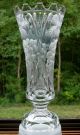 Hochwertige Bleikristall Vase - Brilliante Schlifftechnik - 1,  4 Kg Sammlerglas Bild 3