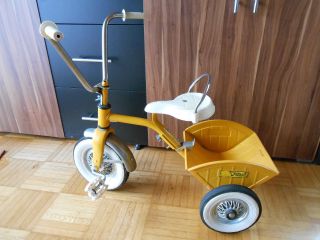 Sehr Altes Kinder Dreirad Coloma Volqui Vintage Blech Bild