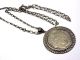 Silber 835er: Halskette Mit Münzanhänger 