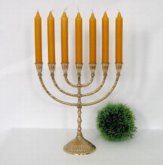 Davidleuchter 7 Arme Menora Jüdisch Menorah Antik Kerzenleuchter Kerzenständer Bild