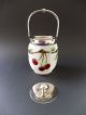 :: Jugendstil Eisglas Konfektdose Kirsche Art Nouveau Cherry Comfit Box Vessel 1890-1919, Jugendstil Bild 2