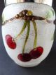 :: Jugendstil Eisglas Konfektdose Kirsche Art Nouveau Cherry Comfit Box Vessel 1890-1919, Jugendstil Bild 5