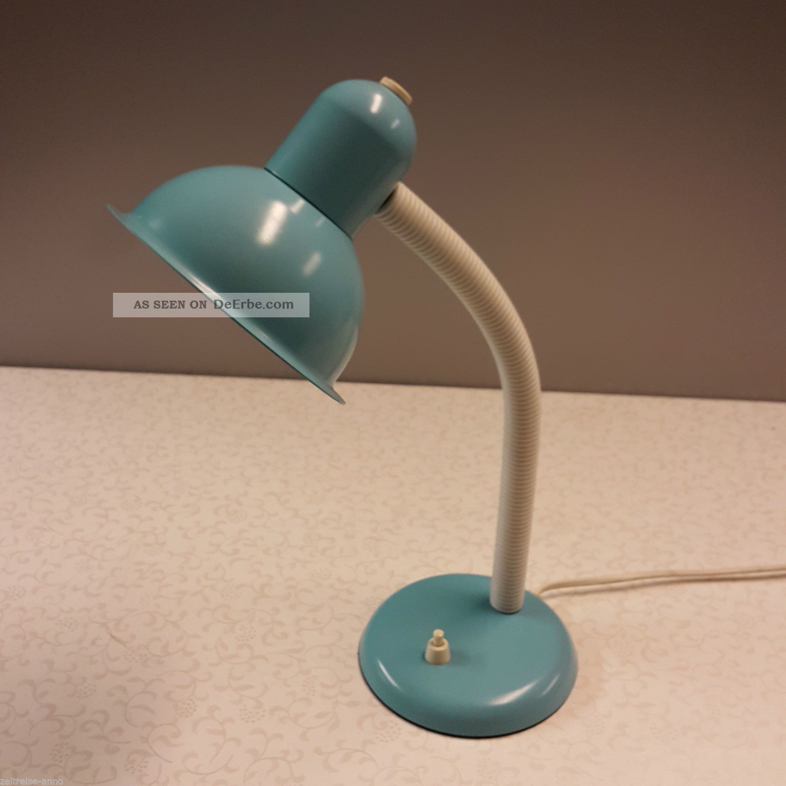 Schwanenhals Schreibtischlampe Leuchte Nachttischlampe Metall Space Age 1970er 1970-1979 Bild