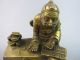 Sehr Kostbares Schöne China Sammlung Messing Die Skulptur，der Alte Reicher Mann Entstehungszeit nach 1945 Bild 1