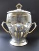 Große Jugendstil Bowle Bowl Art Nouveau Ornament Kristall Glas Wmf Or Orivit ? 1890-1919, Jugendstil Bild 10