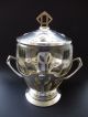 Große Jugendstil Bowle Bowl Art Nouveau Ornament Kristall Glas Wmf Or Orivit ? 1890-1919, Jugendstil Bild 4