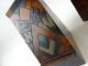 Seltene Art Deco BuchstÜtzen Frankreich 1930 Skulpturen Holz Antik Geometrisch 1920-1949, Art Déco Bild 5