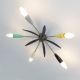 Sputnik 5 - Armig Decken Pendel Lampe 50er Bakelit Spinne Rockabilly Vintage 1950-1959 Bild 2