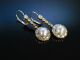 Antike Ohrringe Gold Platin Orient Perle Diamanten Um 1900 Natural Pearl Earring Schmuck & Accessoires Bild 1