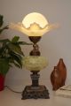 Wunderschöne Jugendstil Tischlampe Um 1900 Petroleumlampe. Gefertigt nach 1945 Bild 1