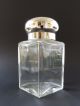 : Art Deco Design Kristallglas Deckeldose Teedose Tea Box Crystal In Montierung 1920-1949, Art Déco Bild 5