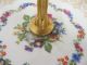 Prunkvolle Etagere Porcelain Limoges Mit Blumen U.  Gold Dekor Nach Marke & Herkunft Bild 5