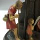 Weihnachtskrippe Antik Krippenfiguren Holz Geschnitzt Handarbeit Farbig Gefasst Krippen & Krippenfiguren Bild 4