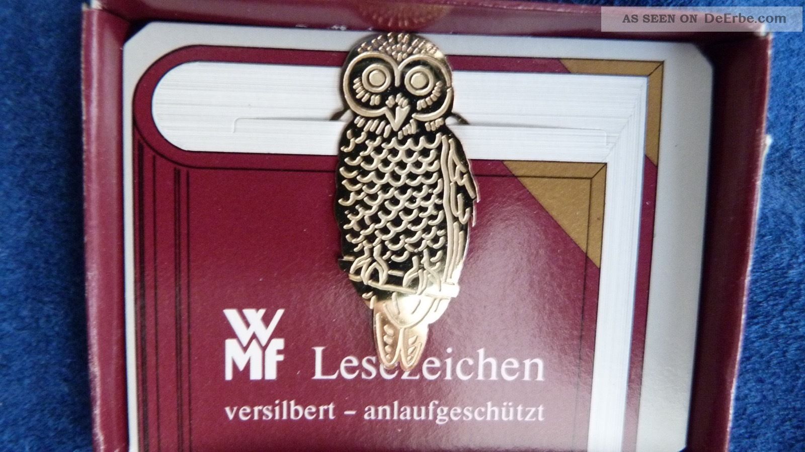 Vintage Wmf Lesezeichen / Bookmark - Versilbert - Unbenutzt In Ovp Objekte ab 1945 Bild