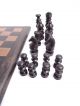 Herrliches Antikes Schachspiel Aus Gutem Massivem Material Brett,  Figuren Gefertigt nach 1945 Bild 2