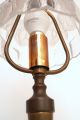 Zierliche Jugendstil Tischlampe Nachttischleuchte Messing 1920 Rosen Antike Originale vor 1945 Bild 4