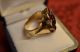 Schöner Alter Massiver Granat Damenring Gold 585 Ringe Bild 4