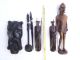 5x Historische Afrikanische Figuren Aus Holz - Antike Internationale Raritäten Entstehungszeit nach 1945 Bild 4