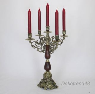 Kerzenleuchter 5 - Armig Tischleuchter Kerzenständer Antik Barock Leuchter Bild