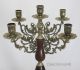 Kerzenleuchter 5 - Armig Tischleuchter Kerzenständer Antik Barock Leuchter Gefertigt nach 1945 Bild 3