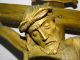 Antikes Großes Handgeschniztes Inri Kreuz Museale Qualität Skulpturen & Kruzifixe Bild 4