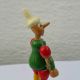 Uralte Erzgebirge Pinocchio Holz Figur Drückfigur Steh Auf Männchen Knickfigur Antike Originale vor 1945 Bild 4
