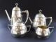 Wmf Jugendstil Teekanne Kaffee Service Art Nouveau Tea Coffee Pot Tray Ornament 1890-1919, Jugendstil Bild 1