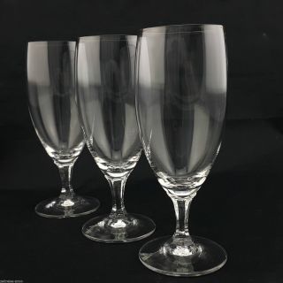 3 Vintage Kristall Biertulpen Biergläser Pilsglas 18cm Hoch Zeitlos Modern Edel Bild