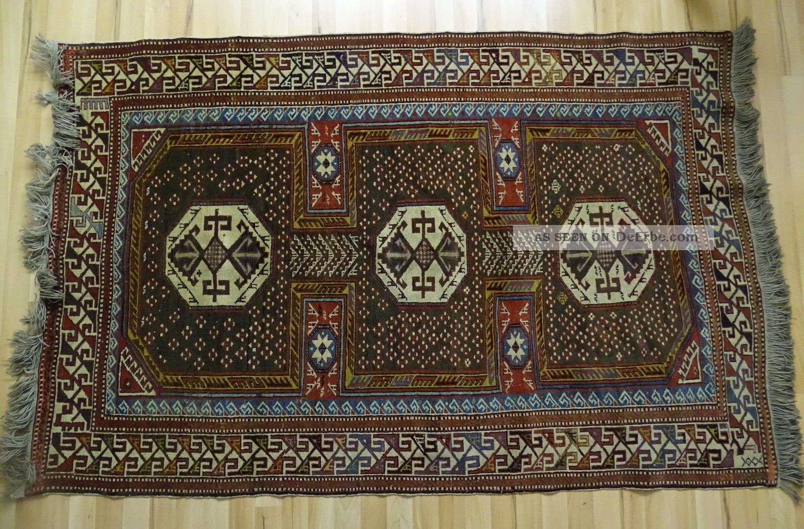 Zentral Anatolischer Orient Teppich Türkei 1900 - 1925 120x180 Geknüpft Teppiche & Flachgewebe Bild