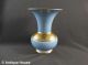 Weimar Porzellan Vase Hellblau Gold - Christa Nach Form & Funktion Bild 3