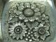 Sehr Schöne Massive Schale Mit Blumendekor Aus 800 Silber Objekte vor 1945 Bild 2