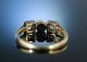 Antik Um 1915 Ring Gold Diamanten Natur Perle Antique Diamonds Natural Pearl Ringe Bild 3