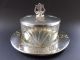 Wmf Jugendstil Deckeldose Kristallglas Art Nouveau Bonbonniere Cookie Box Glass 1890-1919, Jugendstil Bild 8