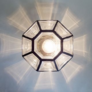 GlashÜtte Limburg 8 - Eckig Deckenlampe Leuchte 60s Iron Design Pendant Lamp Bild