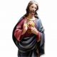 Herz Jesu Statue Kunststein Bunt Bemalt 30 Cm - Heiligenfigur / Heiligenstatue Objekte nach 1945 Bild 1
