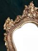 Großer Wandspiegel Barock Oval 103x73cm Badspiegel Antik Spiegel Gold Spiegel Bild 2